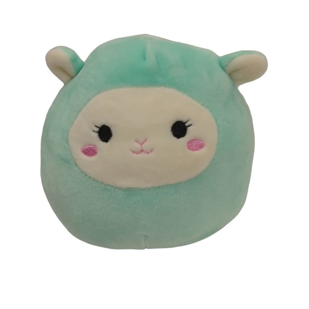 Jacob The Lamb/Sheep Mint Green Mini 5" Plush Squishmallow Kellytoy